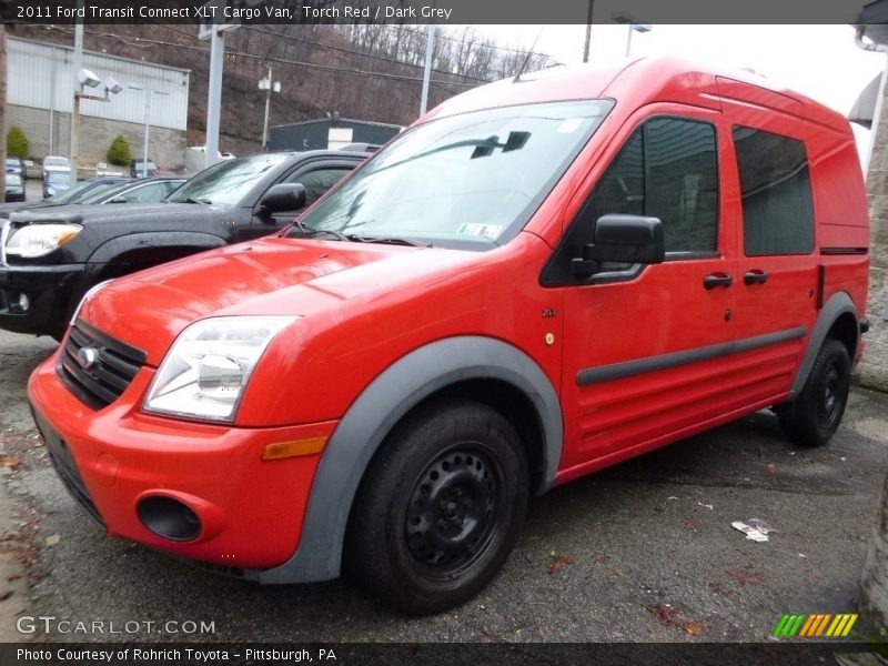 Torch Red / Dark Grey 2011 Ford Transit Connect XLT Cargo Van