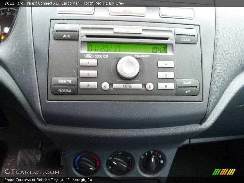 Torch Red / Dark Grey 2011 Ford Transit Connect XLT Cargo Van