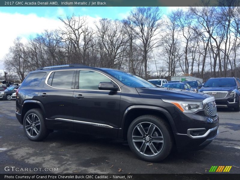 Iridium Metallic / Jet Black 2017 GMC Acadia Denali AWD