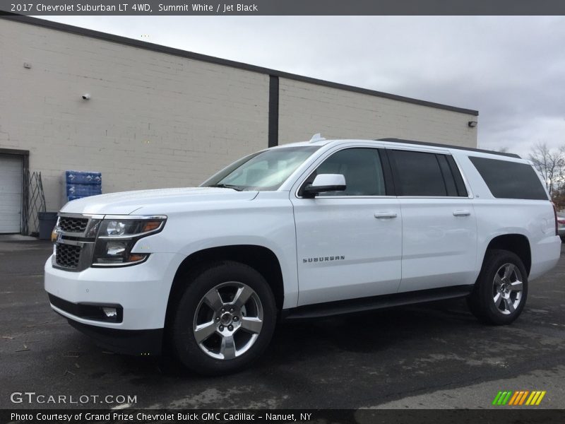 Summit White / Jet Black 2017 Chevrolet Suburban LT 4WD