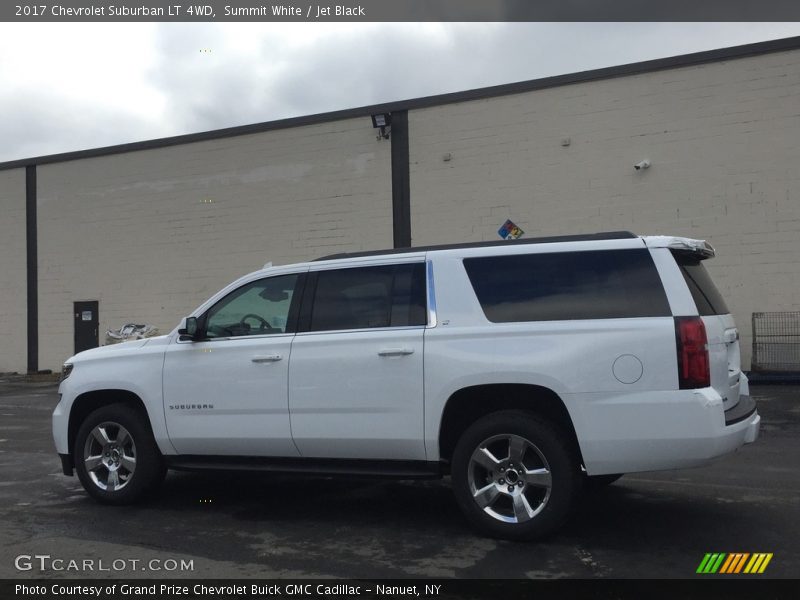 Summit White / Jet Black 2017 Chevrolet Suburban LT 4WD