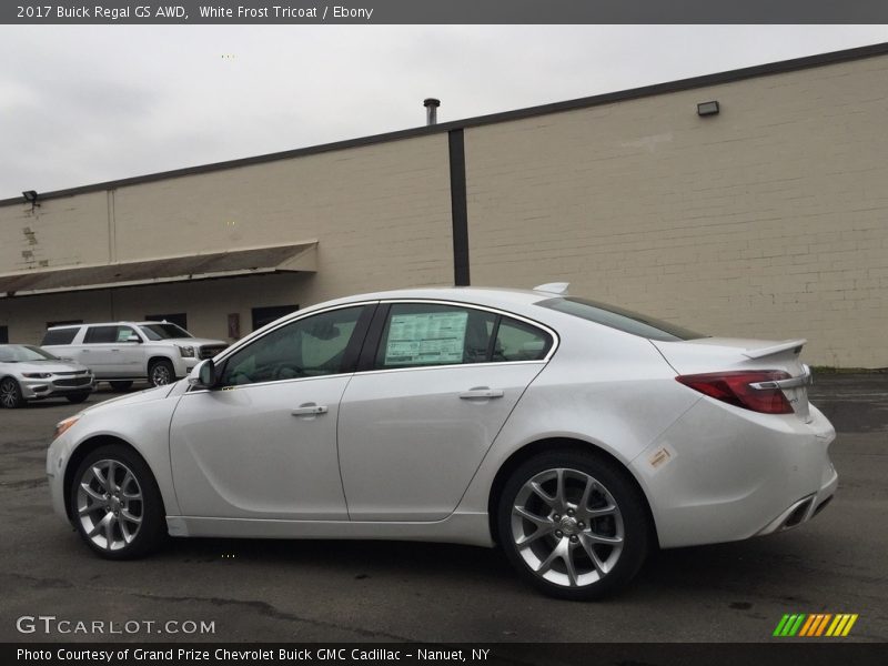 White Frost Tricoat / Ebony 2017 Buick Regal GS AWD