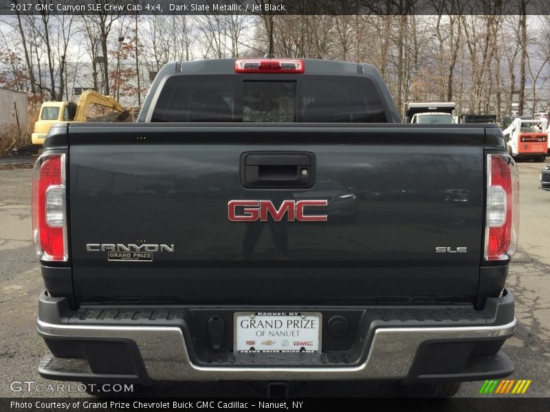 Dark Slate Metallic / Jet Black 2017 GMC Canyon SLE Crew Cab 4x4