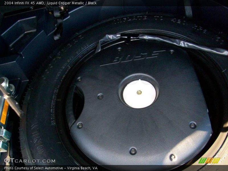 Liquid Copper Metallic / Black 2004 Infiniti FX 45 AWD