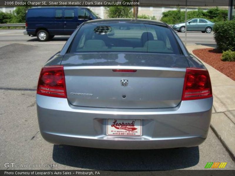 Silver Steel Metallic / Dark Slate Gray/Light Graystone 2006 Dodge Charger SE