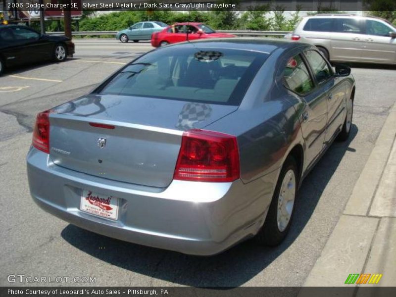 Silver Steel Metallic / Dark Slate Gray/Light Graystone 2006 Dodge Charger SE
