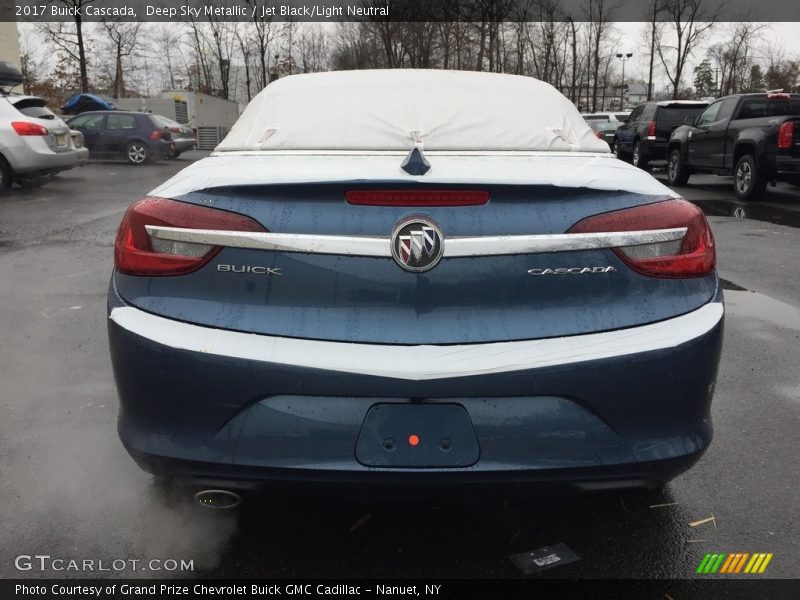 Deep Sky Metallic / Jet Black/Light Neutral 2017 Buick Cascada