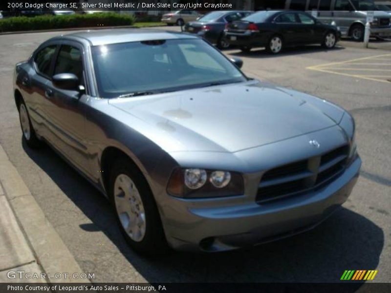 Silver Steel Metallic / Dark Slate Gray/Light Graystone 2006 Dodge Charger SE