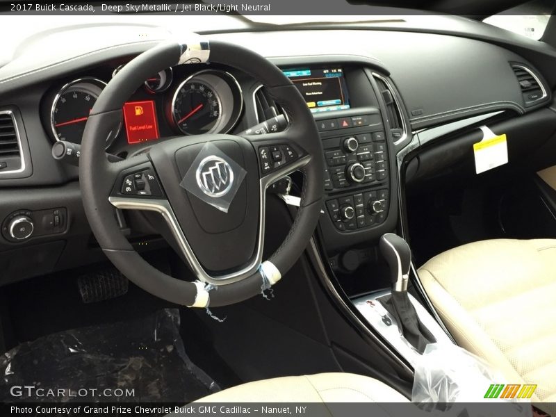 Deep Sky Metallic / Jet Black/Light Neutral 2017 Buick Cascada