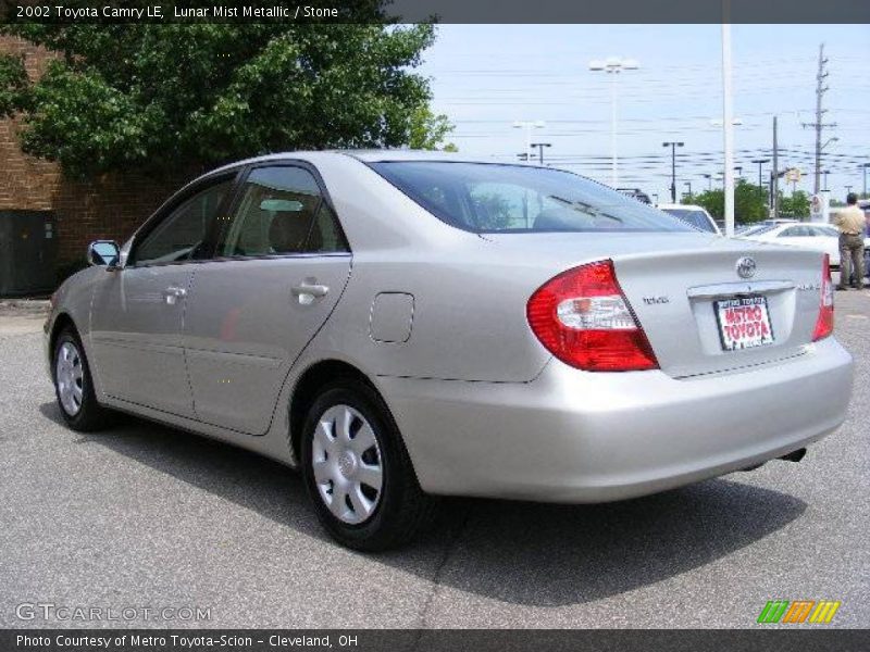 Lunar Mist Metallic / Stone 2002 Toyota Camry LE