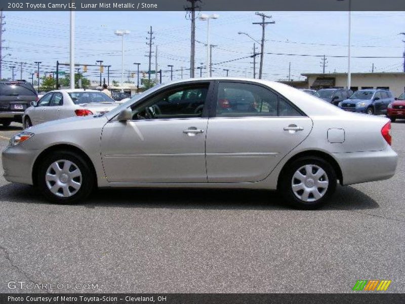 Lunar Mist Metallic / Stone 2002 Toyota Camry LE