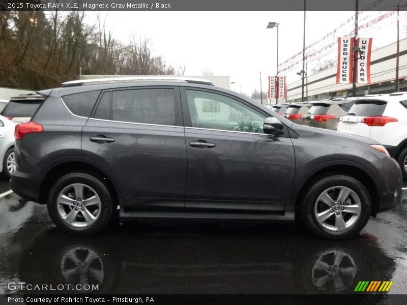 Magnetic Gray Metallic / Black 2015 Toyota RAV4 XLE