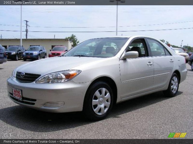 Lunar Mist Metallic / Stone 2002 Toyota Camry LE