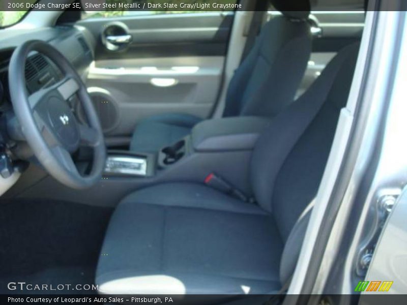 Silver Steel Metallic / Dark Slate Gray/Light Graystone 2006 Dodge Charger SE