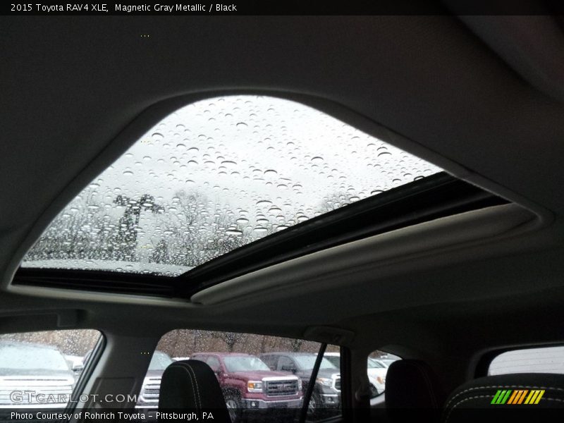 Magnetic Gray Metallic / Black 2015 Toyota RAV4 XLE