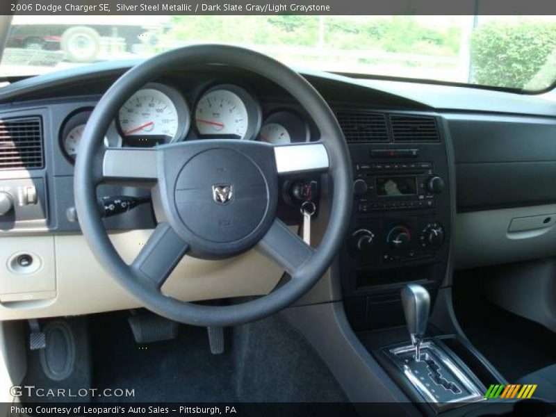 Silver Steel Metallic / Dark Slate Gray/Light Graystone 2006 Dodge Charger SE