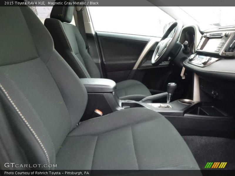 Magnetic Gray Metallic / Black 2015 Toyota RAV4 XLE