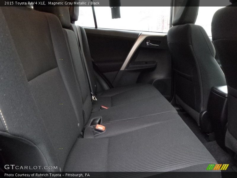 Magnetic Gray Metallic / Black 2015 Toyota RAV4 XLE