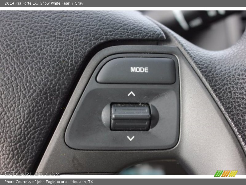 Snow White Pearl / Gray 2014 Kia Forte LX