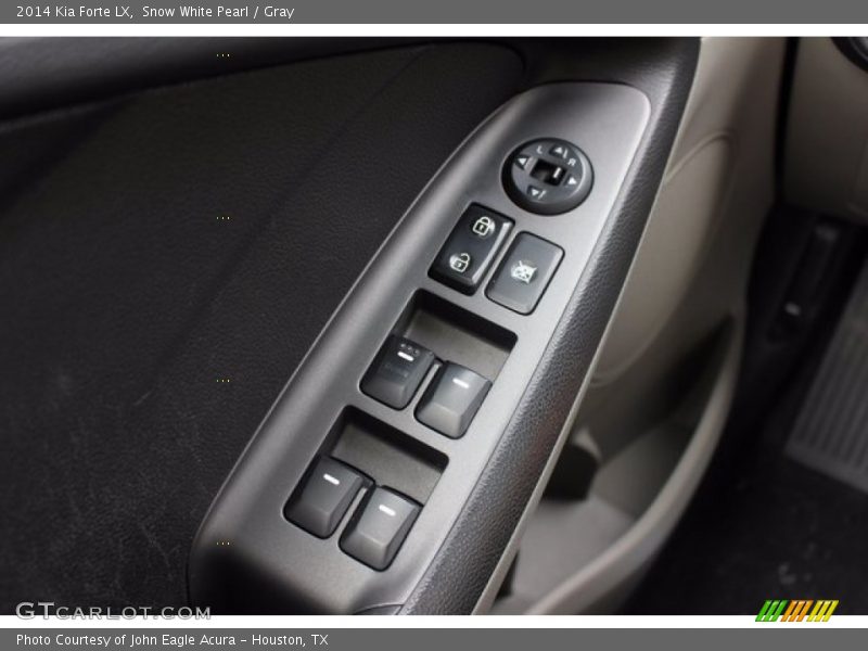 Snow White Pearl / Gray 2014 Kia Forte LX