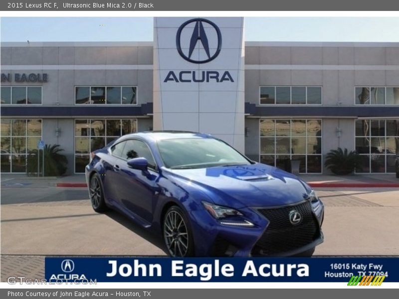 Ultrasonic Blue Mica 2.0 / Black 2015 Lexus RC F