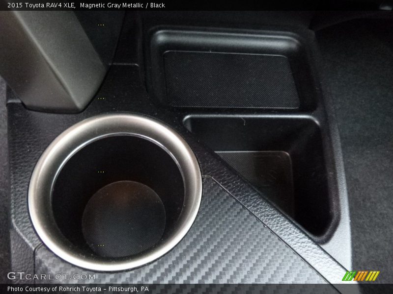 Magnetic Gray Metallic / Black 2015 Toyota RAV4 XLE