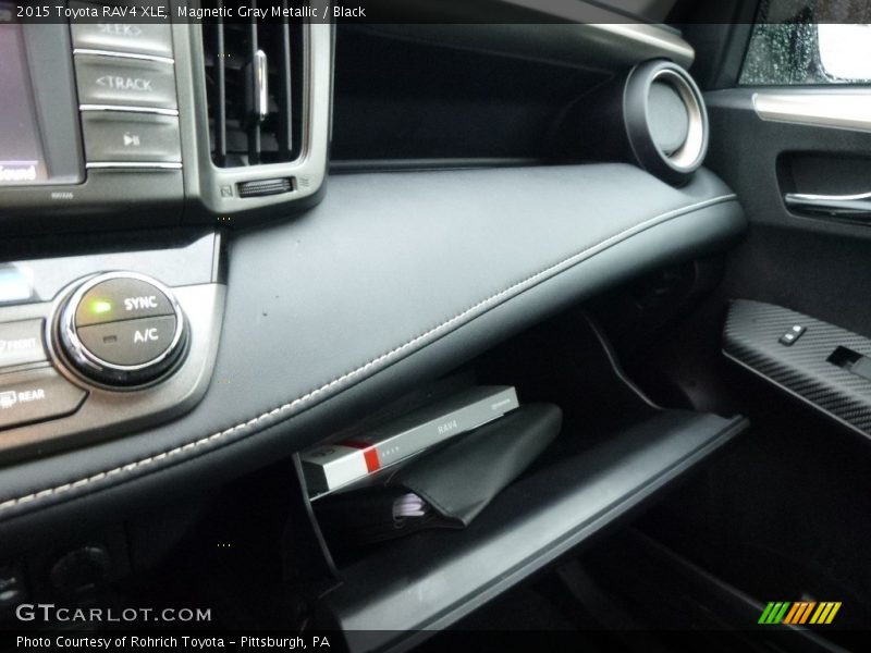 Magnetic Gray Metallic / Black 2015 Toyota RAV4 XLE