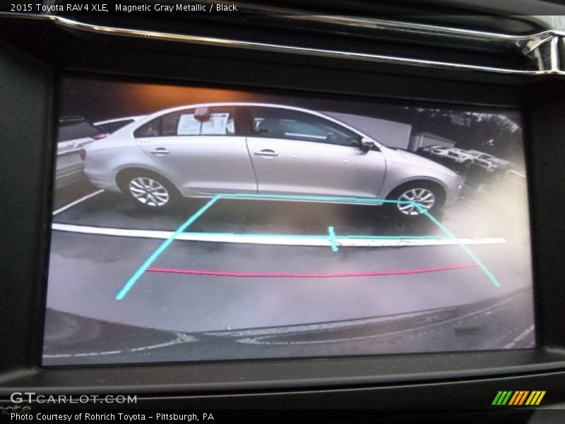 Magnetic Gray Metallic / Black 2015 Toyota RAV4 XLE