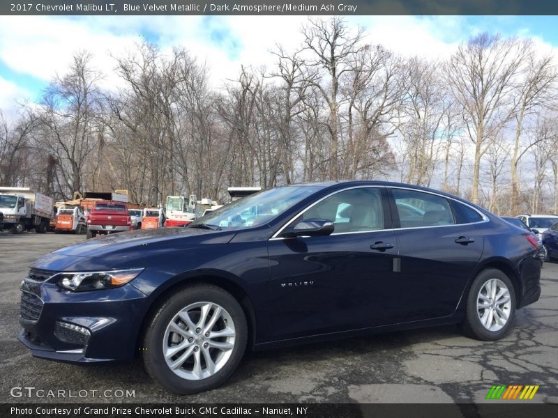 Blue Velvet Metallic / Dark Atmosphere/Medium Ash Gray 2017 Chevrolet Malibu LT