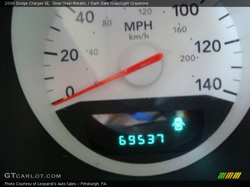 Silver Steel Metallic / Dark Slate Gray/Light Graystone 2006 Dodge Charger SE