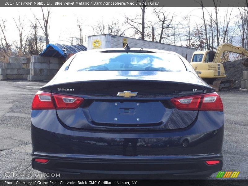 Blue Velvet Metallic / Dark Atmosphere/Medium Ash Gray 2017 Chevrolet Malibu LT