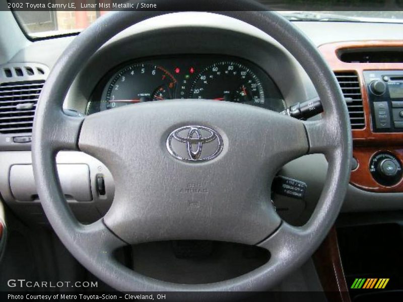 Lunar Mist Metallic / Stone 2002 Toyota Camry LE