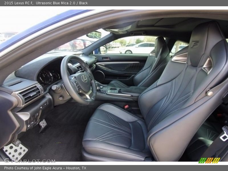  2015 RC F Black Interior