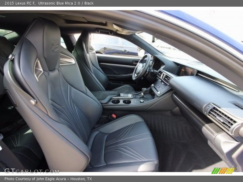 Front Seat of 2015 RC F