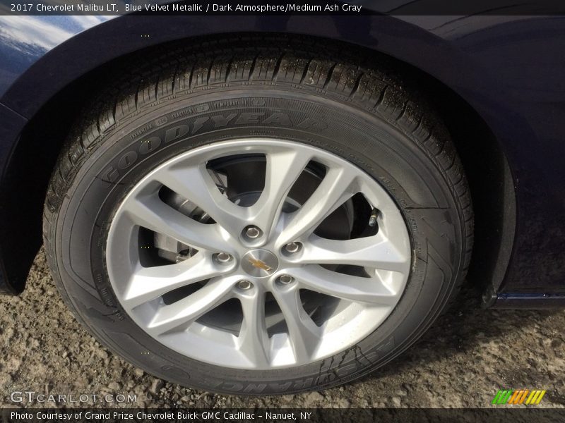 Blue Velvet Metallic / Dark Atmosphere/Medium Ash Gray 2017 Chevrolet Malibu LT