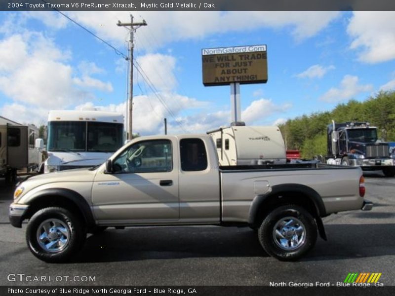 Mystic Gold Metallic / Oak 2004 Toyota Tacoma V6 PreRunner Xtracab