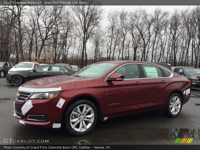 Siren Red Tintcoat / Jet Black 2017 Chevrolet Impala LT