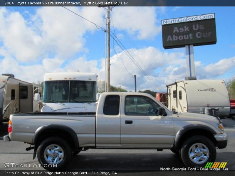 Mystic Gold Metallic / Oak 2004 Toyota Tacoma V6 PreRunner Xtracab