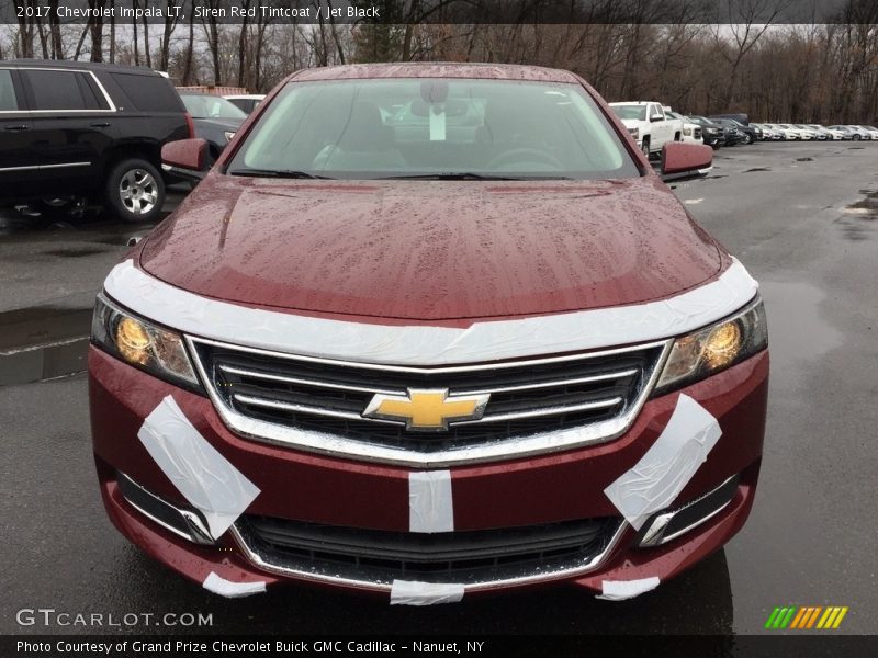 Siren Red Tintcoat / Jet Black 2017 Chevrolet Impala LT