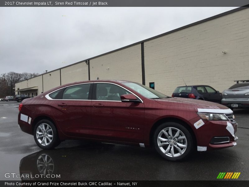 Siren Red Tintcoat / Jet Black 2017 Chevrolet Impala LT