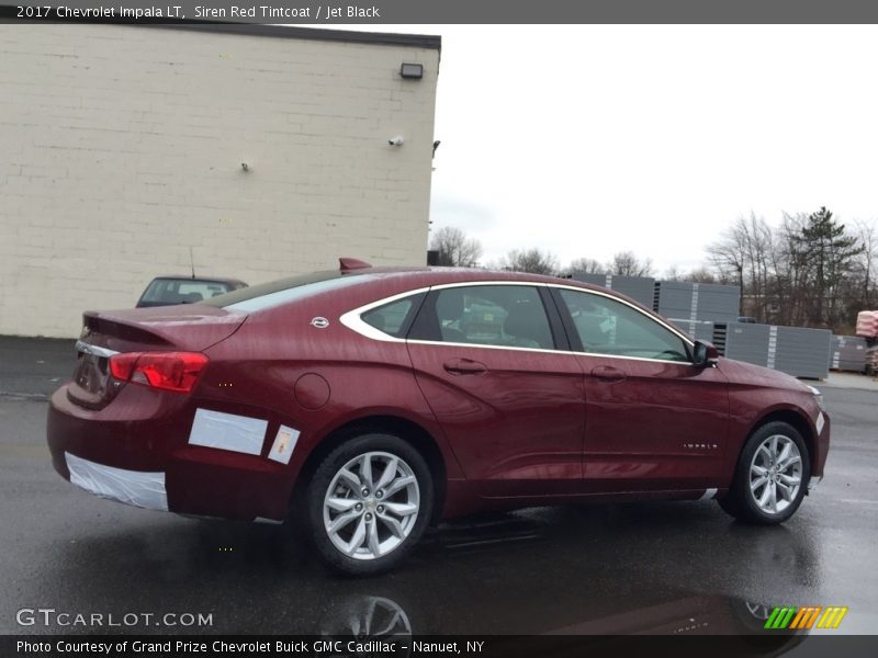 Siren Red Tintcoat / Jet Black 2017 Chevrolet Impala LT