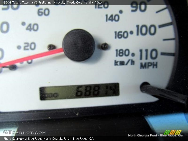 Mystic Gold Metallic / Oak 2004 Toyota Tacoma V6 PreRunner Xtracab