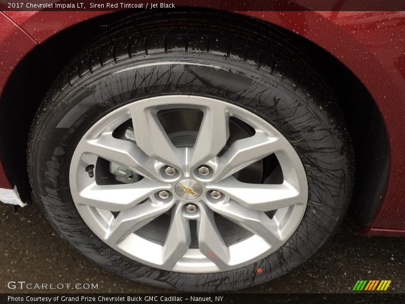 Siren Red Tintcoat / Jet Black 2017 Chevrolet Impala LT