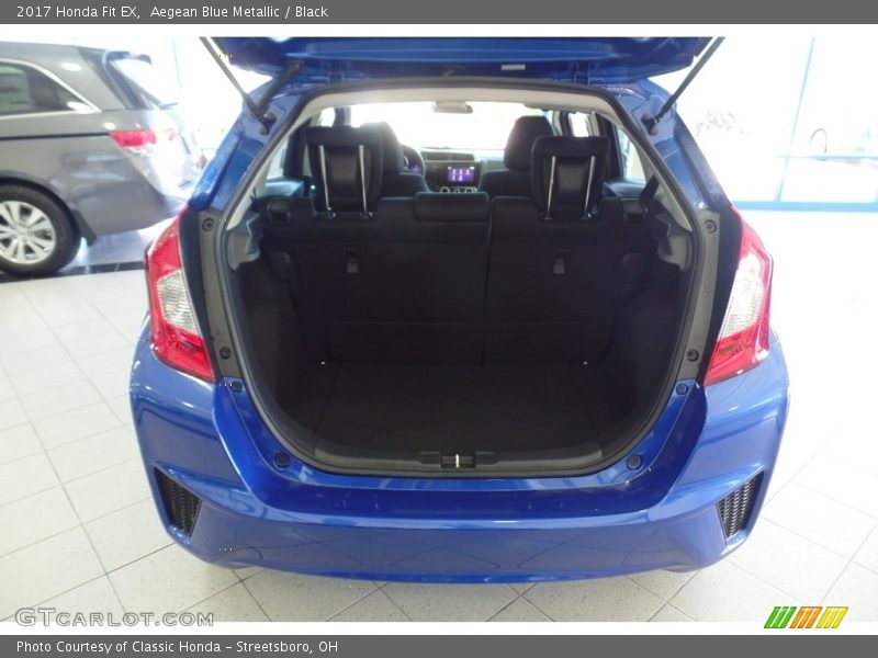 Aegean Blue Metallic / Black 2017 Honda Fit EX