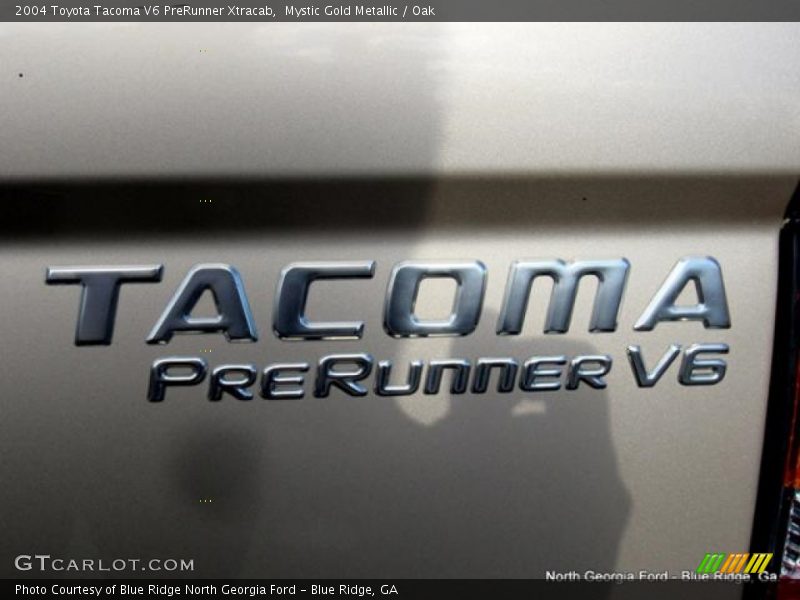 Mystic Gold Metallic / Oak 2004 Toyota Tacoma V6 PreRunner Xtracab