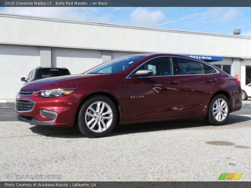 Butte Red Metallic / Jet Black 2016 Chevrolet Malibu LT