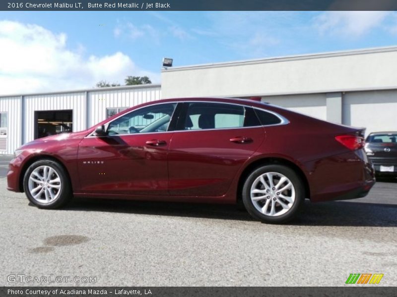 Butte Red Metallic / Jet Black 2016 Chevrolet Malibu LT