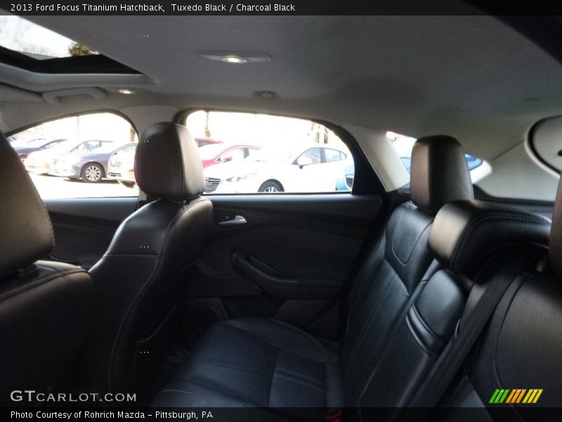 Tuxedo Black / Charcoal Black 2013 Ford Focus Titanium Hatchback