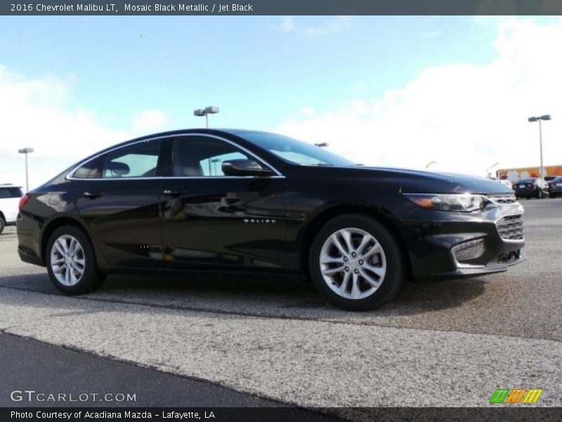 Mosaic Black Metallic / Jet Black 2016 Chevrolet Malibu LT