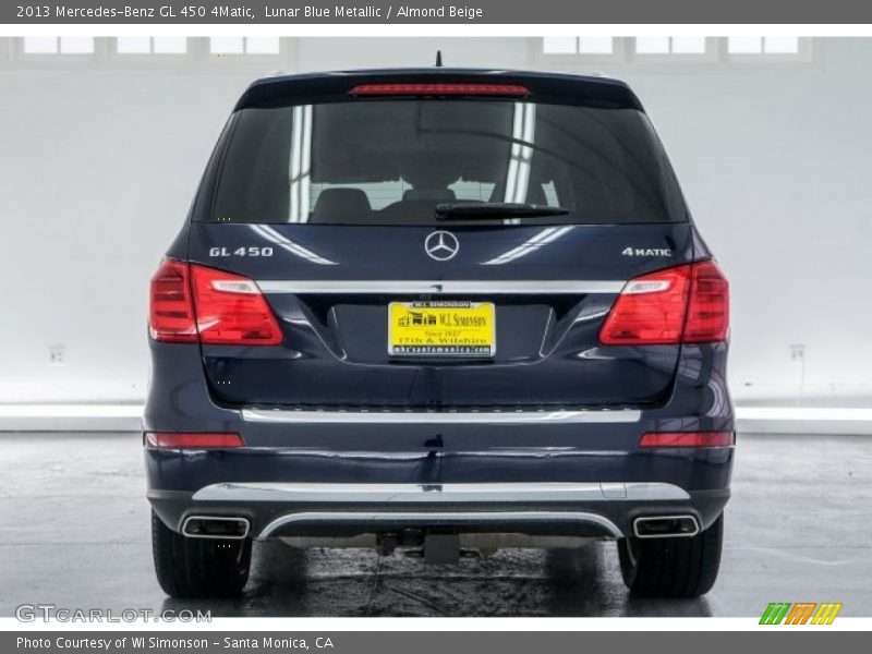 Lunar Blue Metallic / Almond Beige 2013 Mercedes-Benz GL 450 4Matic